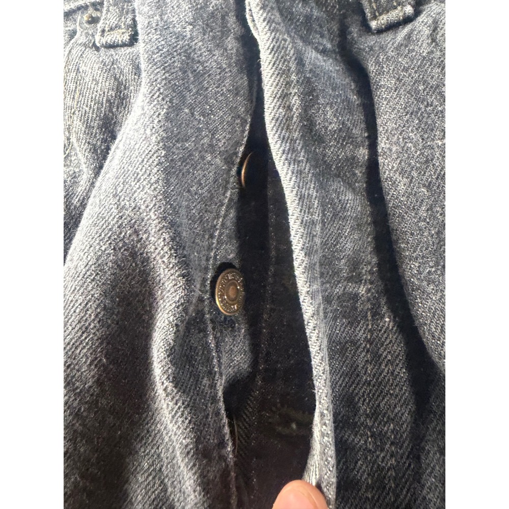 90s made in USA black Levi's 501 size 30 by 32 - Picture 6 of 7